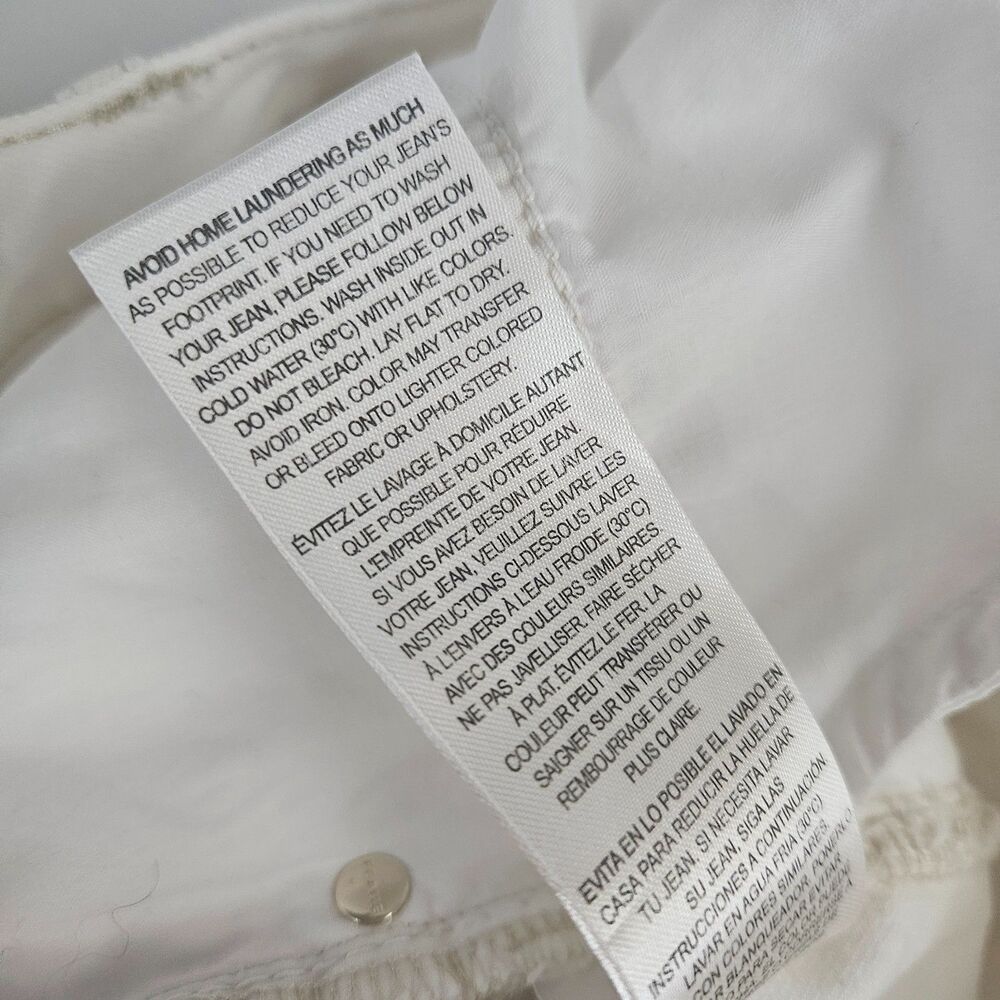 FRAME The Stroll Jeans $298 Wide Leg in Au Natural Clean Sz 31 US 12 - Picture 6 of 11